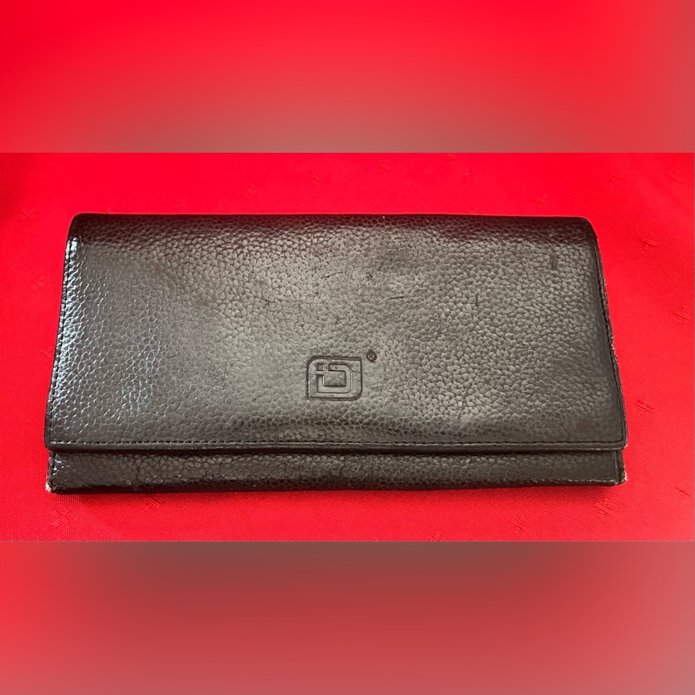 Leather RDIF identity Protector Textured Black Wallet